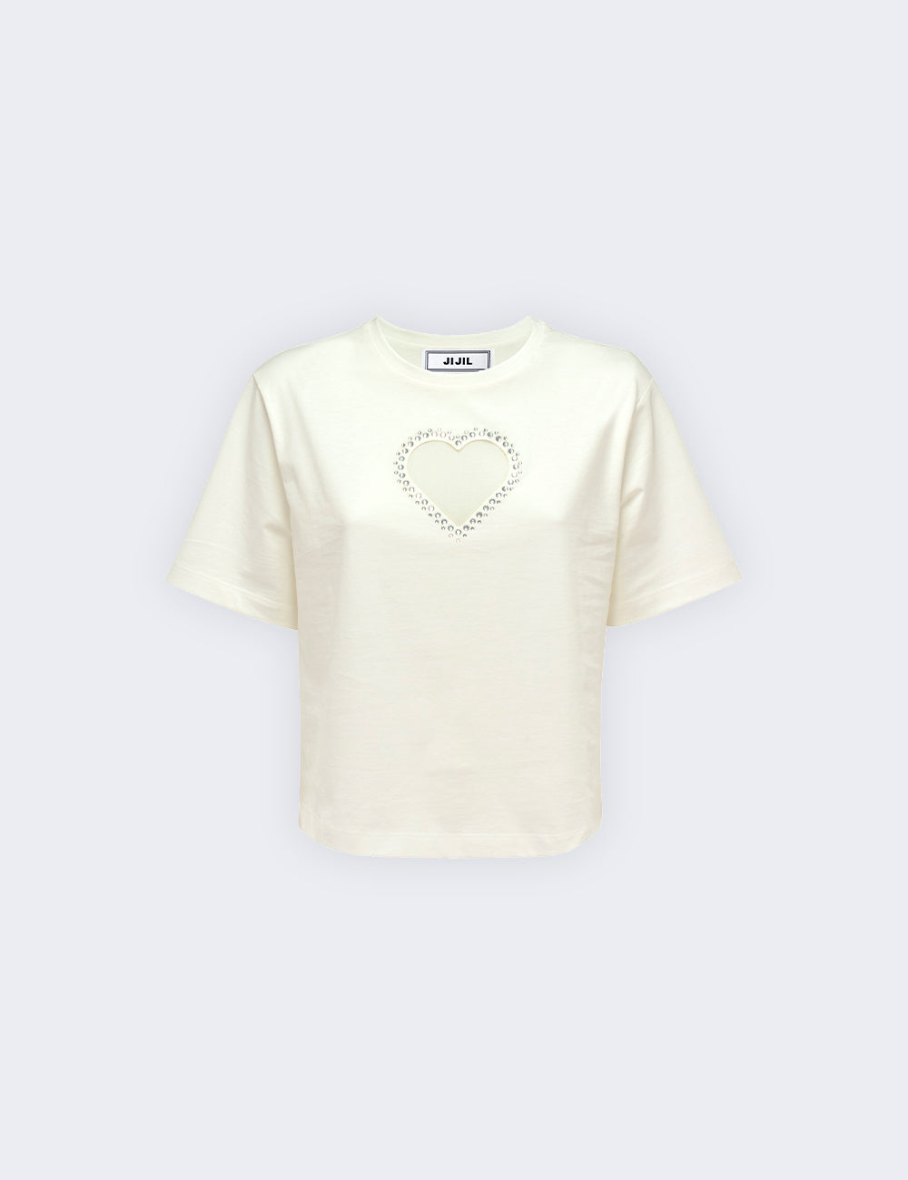 T-shirt με ένθετο καρδιάς